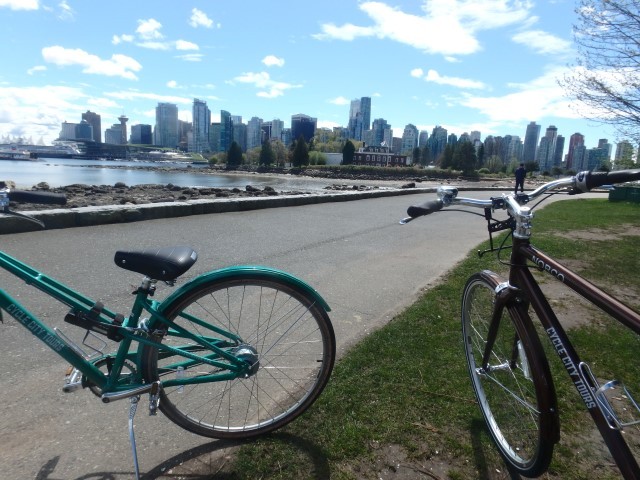 vélo autour de stanley park