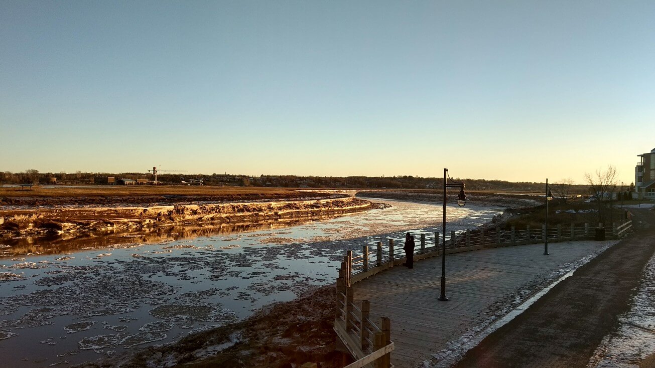 Rivière gelée