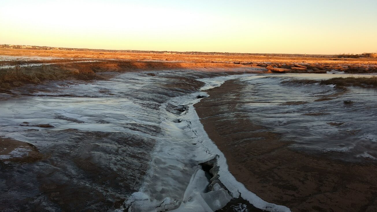 Rivière gelée