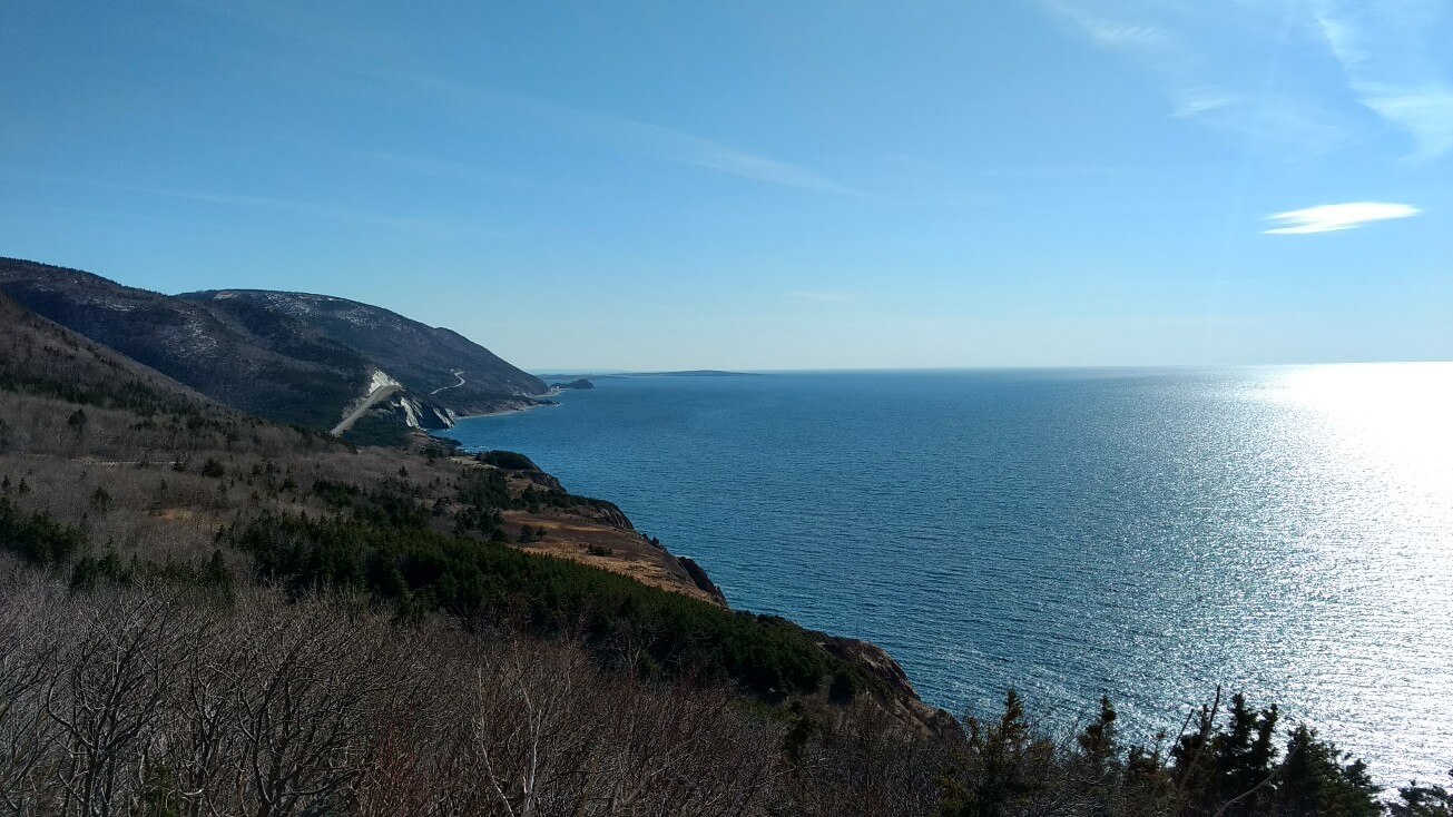 Vue depuis la randonnée Skyline