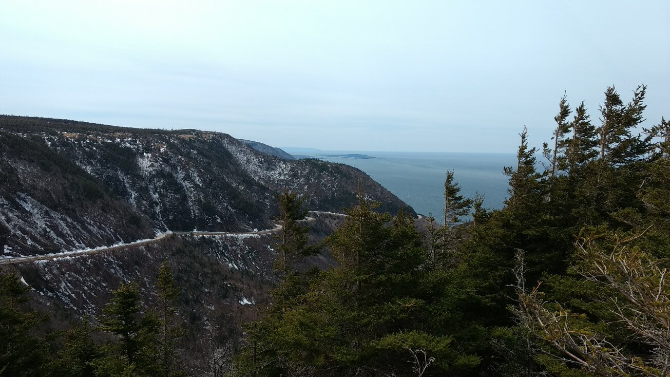 Vue depuis la randonnée Skyline