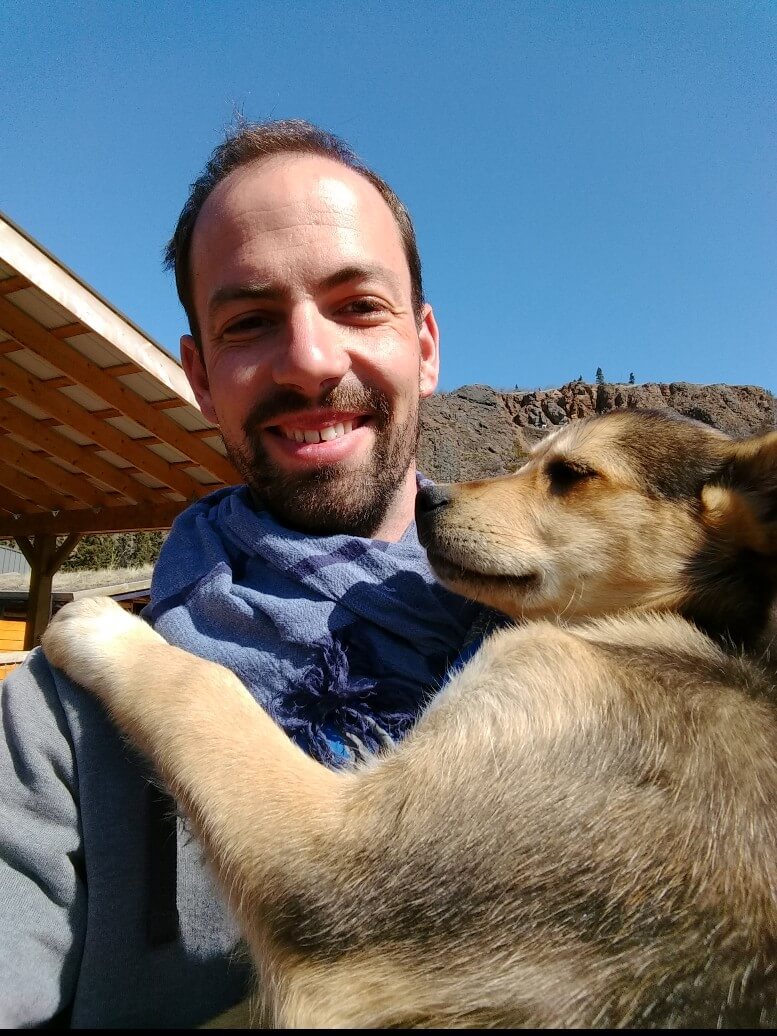 Moi et Cheddar (3 mois) 🙂