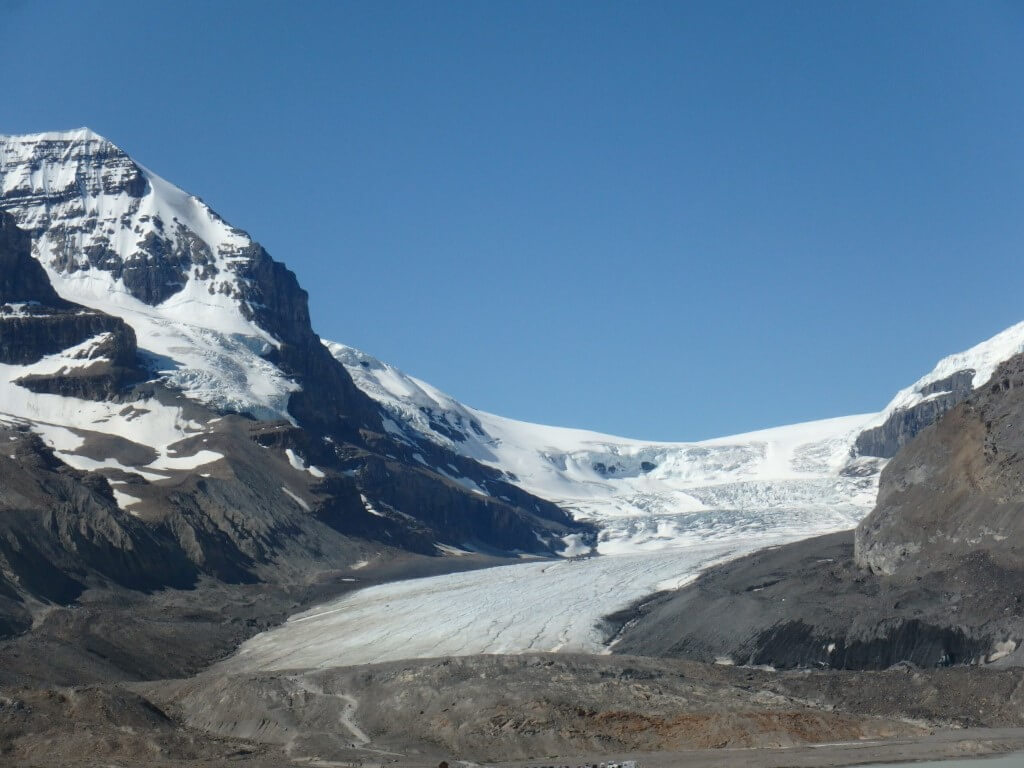 Champ de glace Columbia (Athabasca glacier)