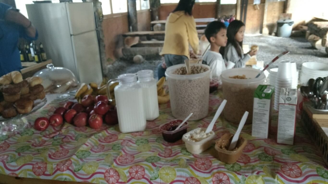 Préparation du petit déj
