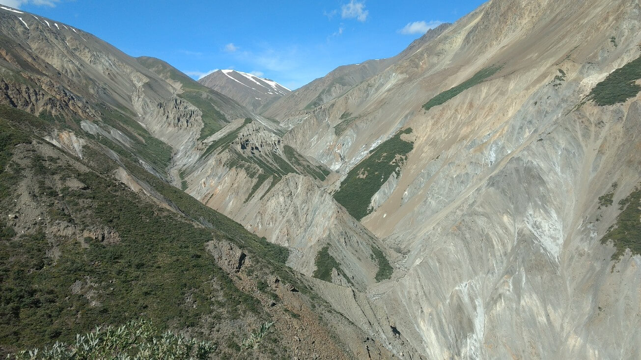 L’ascension vers le glacier