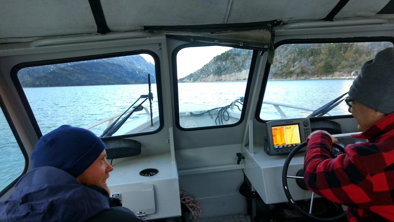 Retour en bateau