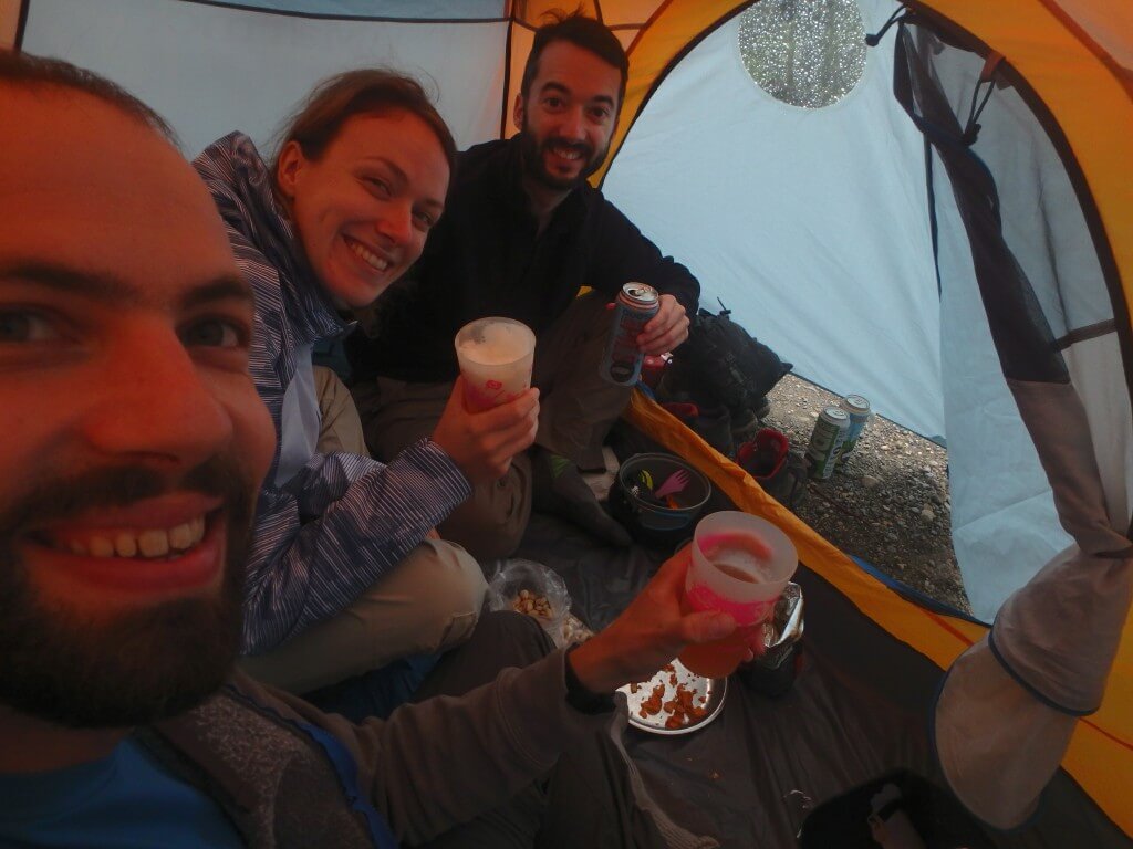 Installés au camp