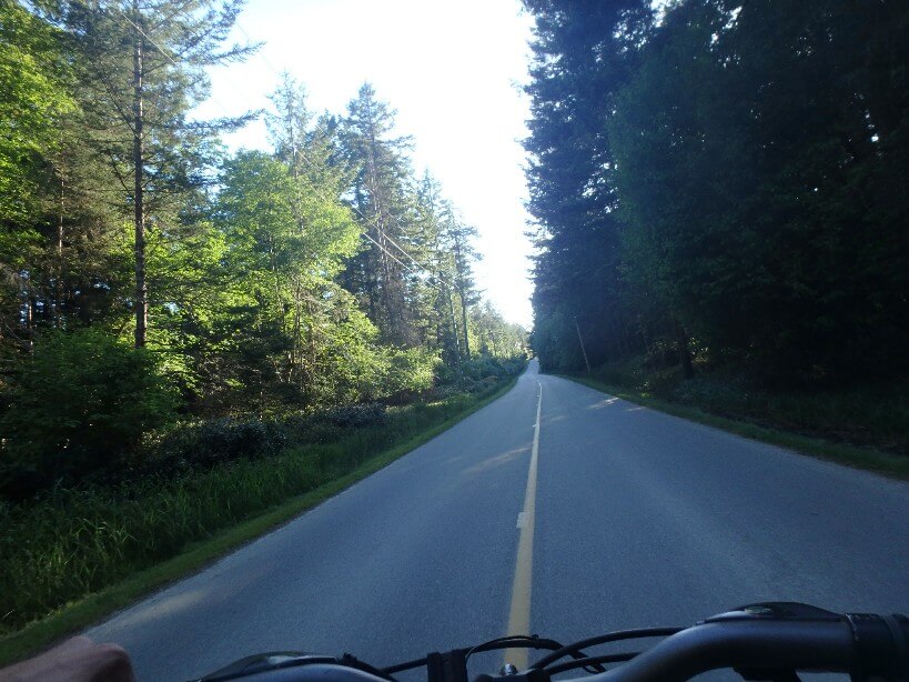 Velo à Salt Spring Island