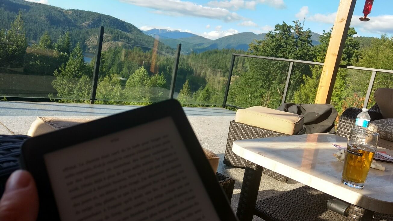 Vue depuis le balcon…