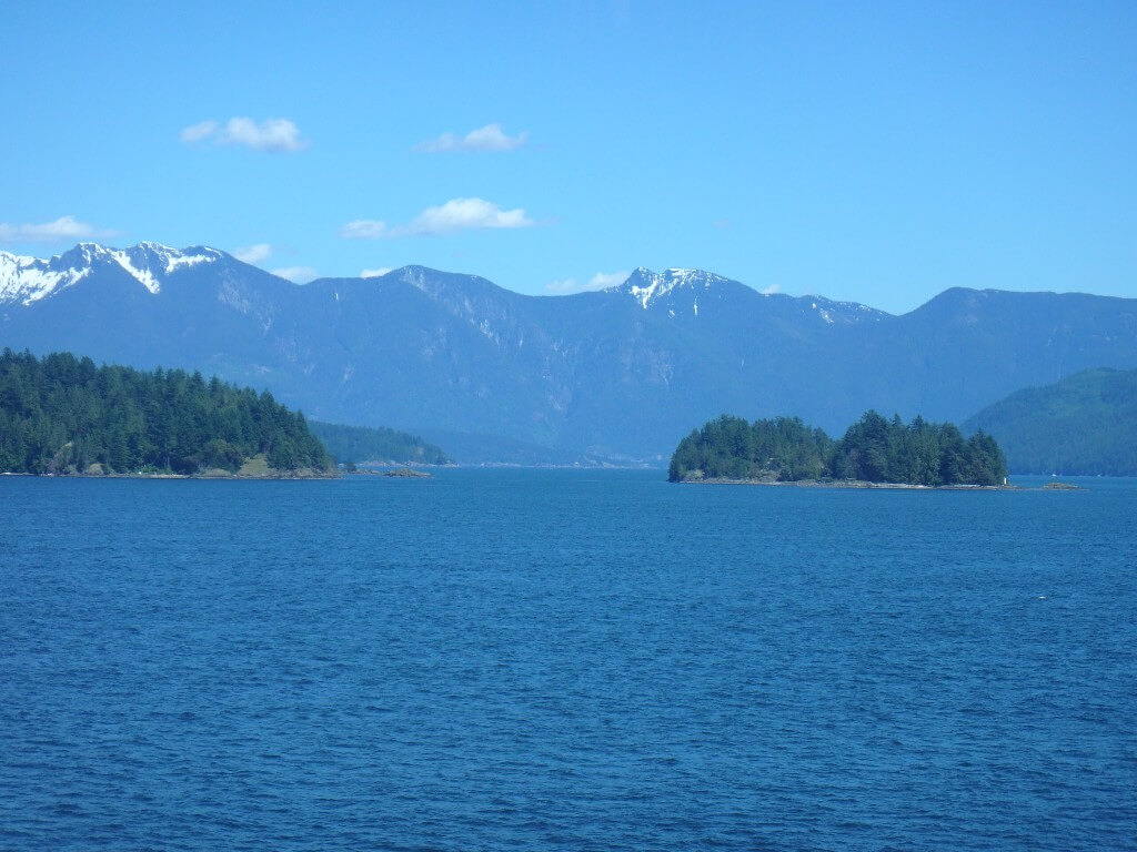 Vue depuis le ferry vers Vancouver