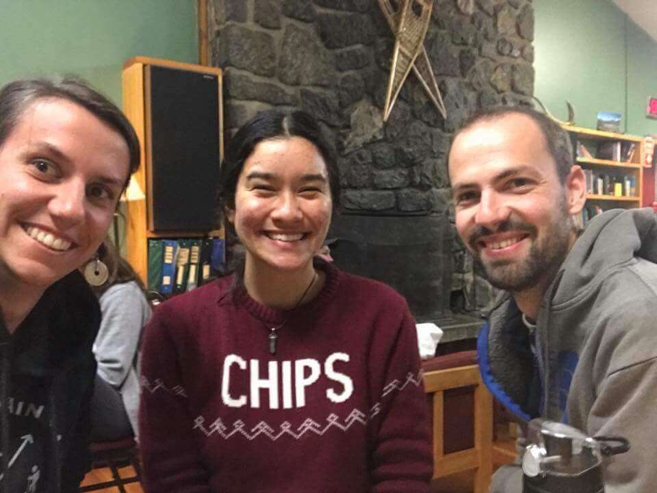 Claire, Sayuri et moi