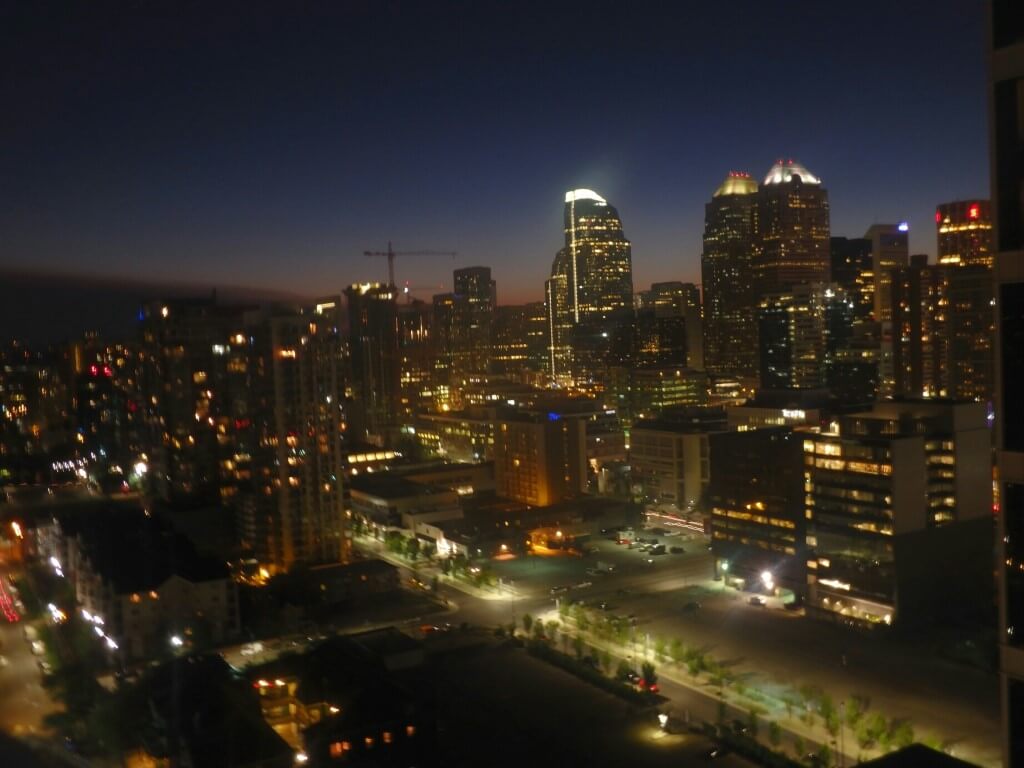 Calgary by night