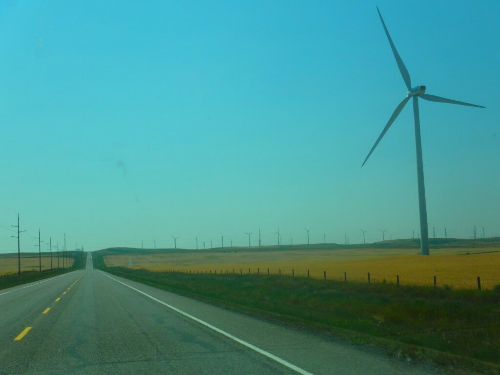 Série d’éoliennes