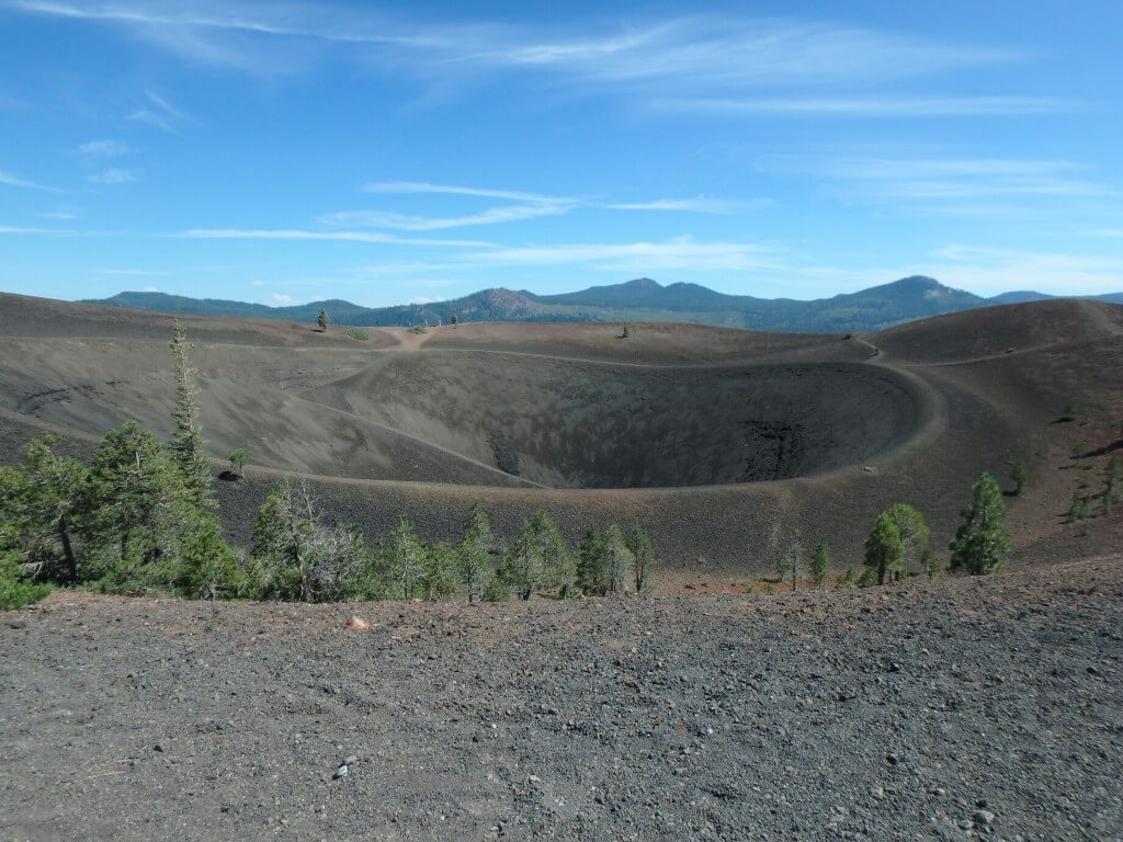 Au sommet du Volcan Cinder Cone