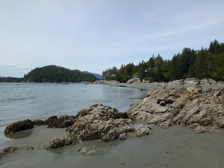 Plage entre Tofino et Ucluelet