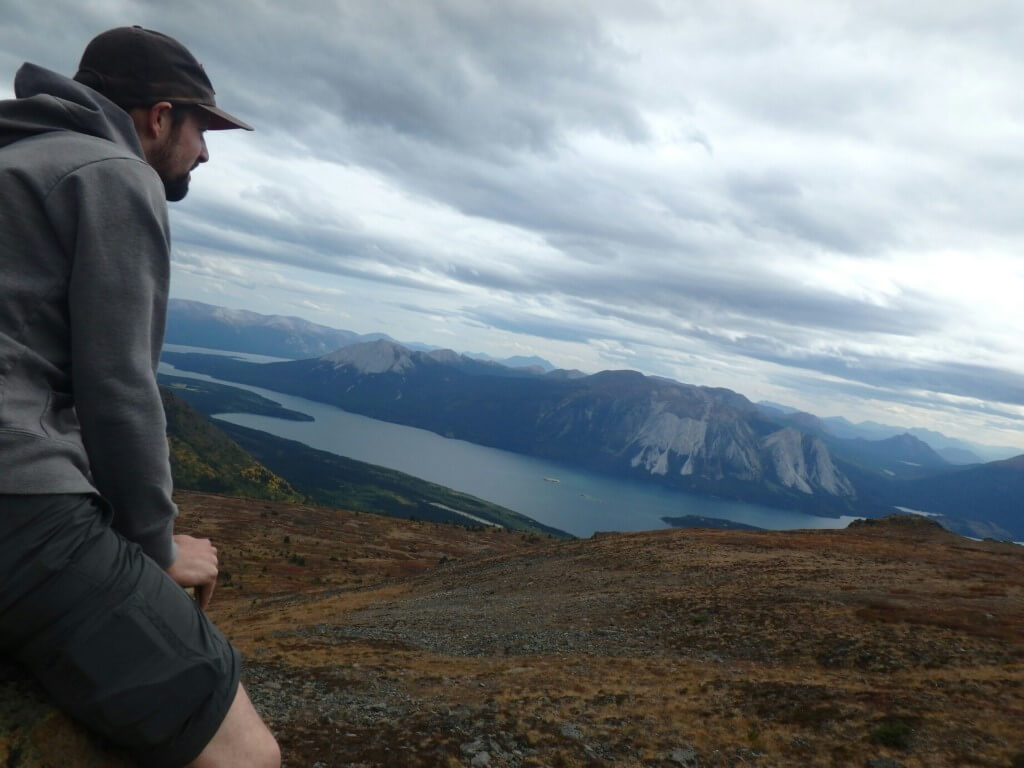 Au sommet de Nares Lake